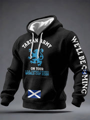 Men's UK Football Lover Scotland We'll Be Coming 2026 Printed Hoodie