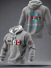 Men's UK Football Lover Scotland We'll Be Coming 2026 Printed Hoodie