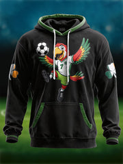 Unisex Ireland Football Lover 2026 Printed Hoodie