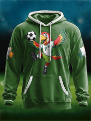 Unisex Ireland Football Lover 2026 Printed Hoodie