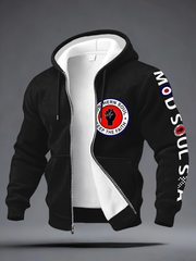 Men's UK Music Northern Soul Lover Zip-Up Hoodie