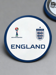 Unisex UK Football Lover England  2026 Printed Pin