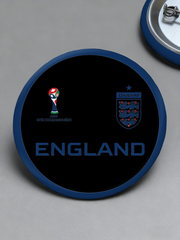 Unisex UK Football Lover England  2026 Printed Pin