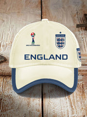 Unisex UK Football Lover England  2026 Printed  Hat