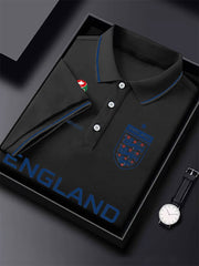 Men's UK Football Lover England  2026 Printed polo shirt