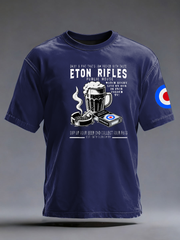 Men's UK Mods Music Lover imitation cotton short-sleeved T-shirt