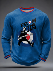 Men's UK Mods Music Lover Waffle Long Sleeve T-Shirt