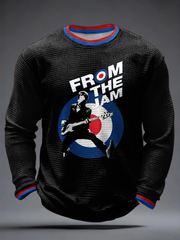 Men's UK Mods Music Lover Waffle Long Sleeve T-Shirt