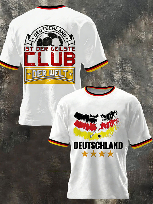 Men's Germany 2026 Soccer Team Supporter Print T-Shirt