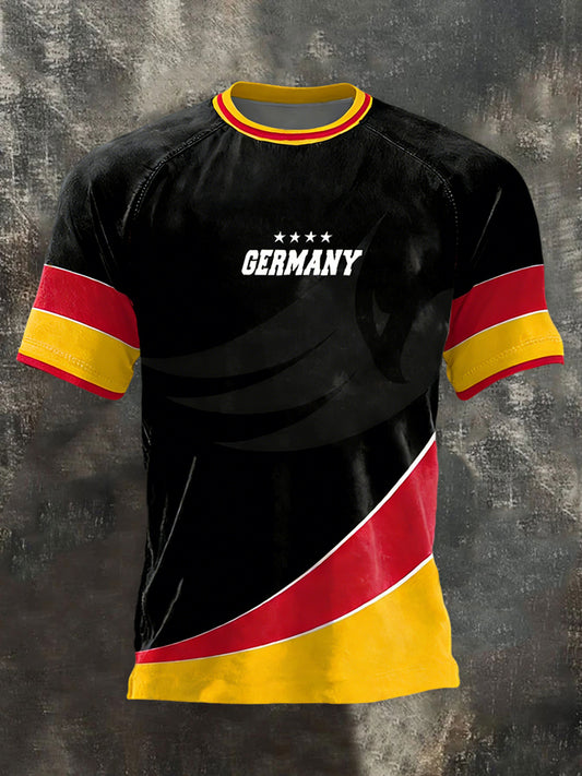 Men's Germany 2026 Soccer Team Supporter Print T-Shirt