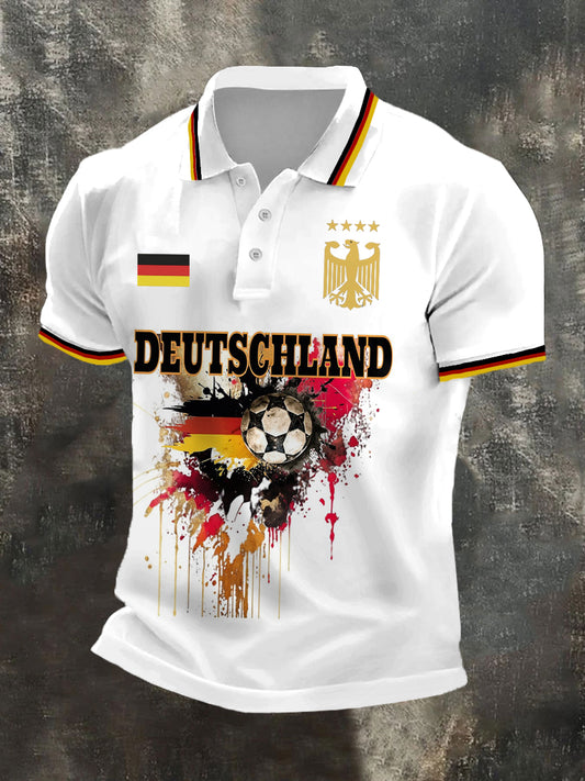Men's Germany 2026 Soccer Team Supporter Print Shirt
