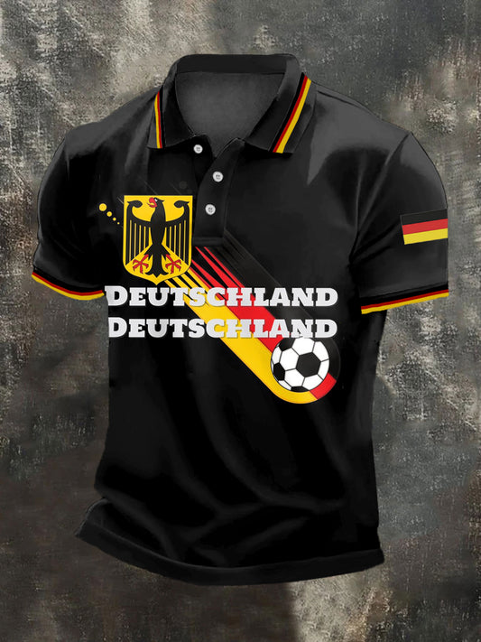 Men's Germany 2026 Soccer Team Supporter Print Shirt
