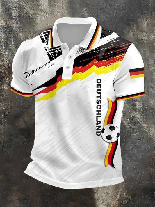Men's Germany 2026 Soccer Team Supporter Print Shirt