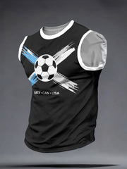 Men's Scotland Football Lover Tartan Army Printed Tank Tops