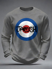 Men's UK Mods Music Lover Waffle Long Sleeve T-Shirt