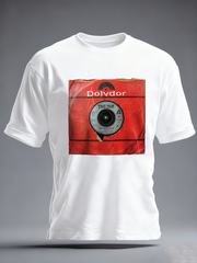 Men's UK Mods Music Lover imitation cotton short-sleeved T-shirt