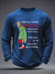 Men's UK Mods Music Lover Waffle Long Sleeve T-Shirt