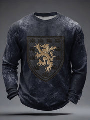 Men's Scotland Football Tartan Army Printed Waffle Tops