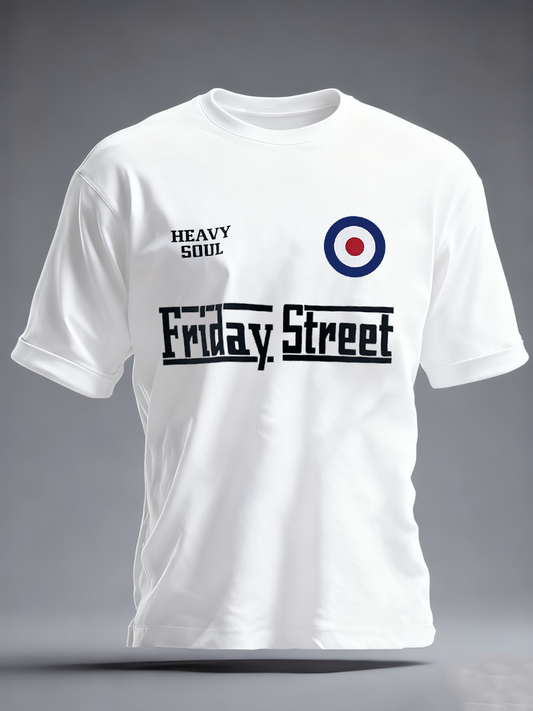 Men's Friday street paul weller imitation cotton short-sleeved T-shirt