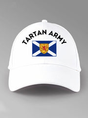 Unisex Scotland Football Lover Tartan Army Printed Hat