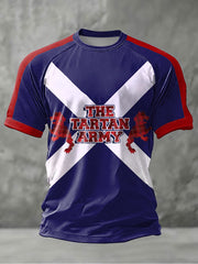 Men's UK Football Lover Scotland Printed short sleeve t-shirt