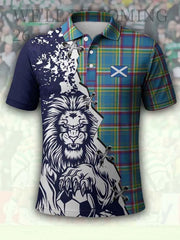 Men's Scotland Football Lover Tartan Army Printed Casual Tops