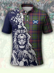 Men's Scotland Football Lover Tartan Army Printed Casual Tops