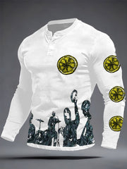 Men's iLemon Roses Music Lover Printed Tops