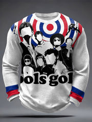 Men's iLemon Roses Music Lover Printed Waffle Tops