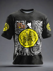 Unisex iLemon Roses Music Lover Printed T-shirt