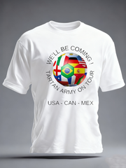 Men's UK Football Lover Scotland Printed imitation cotton short-sleeved T-shirt