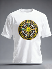 Men's Lemon Roses Music Lover Printed imitation cotton short-sleeved T-shirt