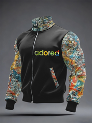 Men's Lemon Roses Music Lover Printed top