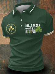 Men's Ireland Rugby Lover Printed Casual Tops