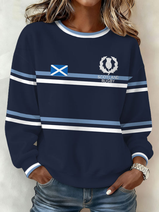 Women's Scotland Rugby Lover Printed Sweatshirt