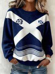 Women's Scotland Rugby Lover Printed Sweatshirt