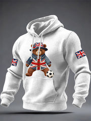Men's British Style Printed Hoodie