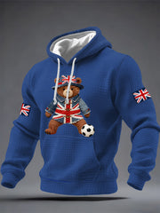 Men's British Style Printed Hoodie