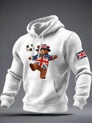 Men's British Style Printed Hoodie