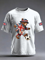 Men's British Style Printed T-shirt