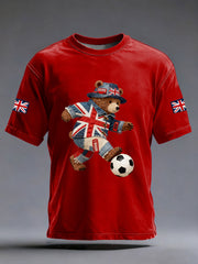 Men's British Style Printed T-shirt