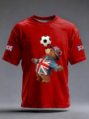 Men's British Style Printed T-shirt