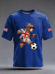 Men's British Style Printed T-shirt