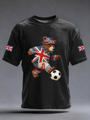 Men's British Style Printed T-shirt
