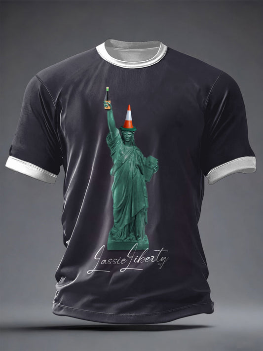 Men's Scotland Football Lover Tartan Army Printed T-shirt