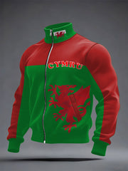 Men's Welsh Rugby Lover Printed Coat