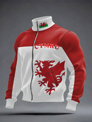 Men's Welsh Rugby Lover Printed Coat