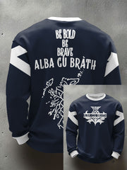 Men's Scotland Rugby Lover Printed Sweatshirt