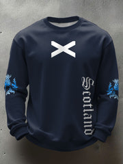 Men's Scotland Rugby Lover Printed Sweatshirt