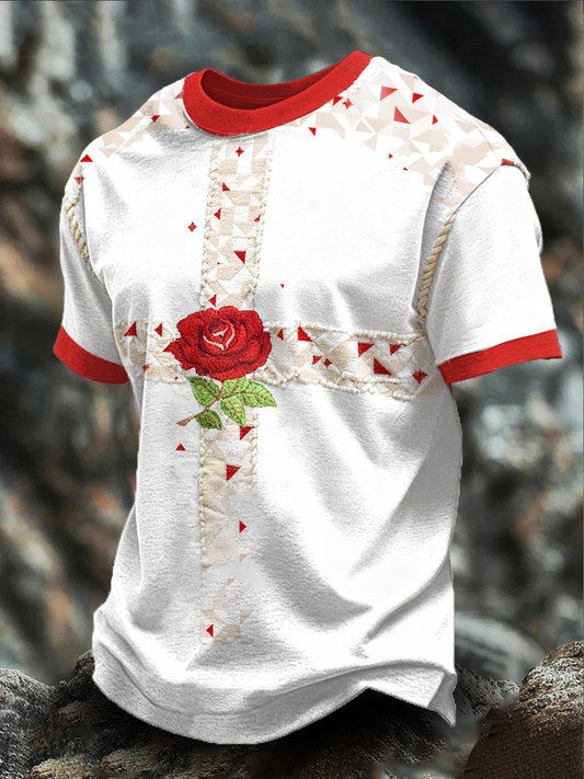 Men's England Rugby Lover Printed T-shirt